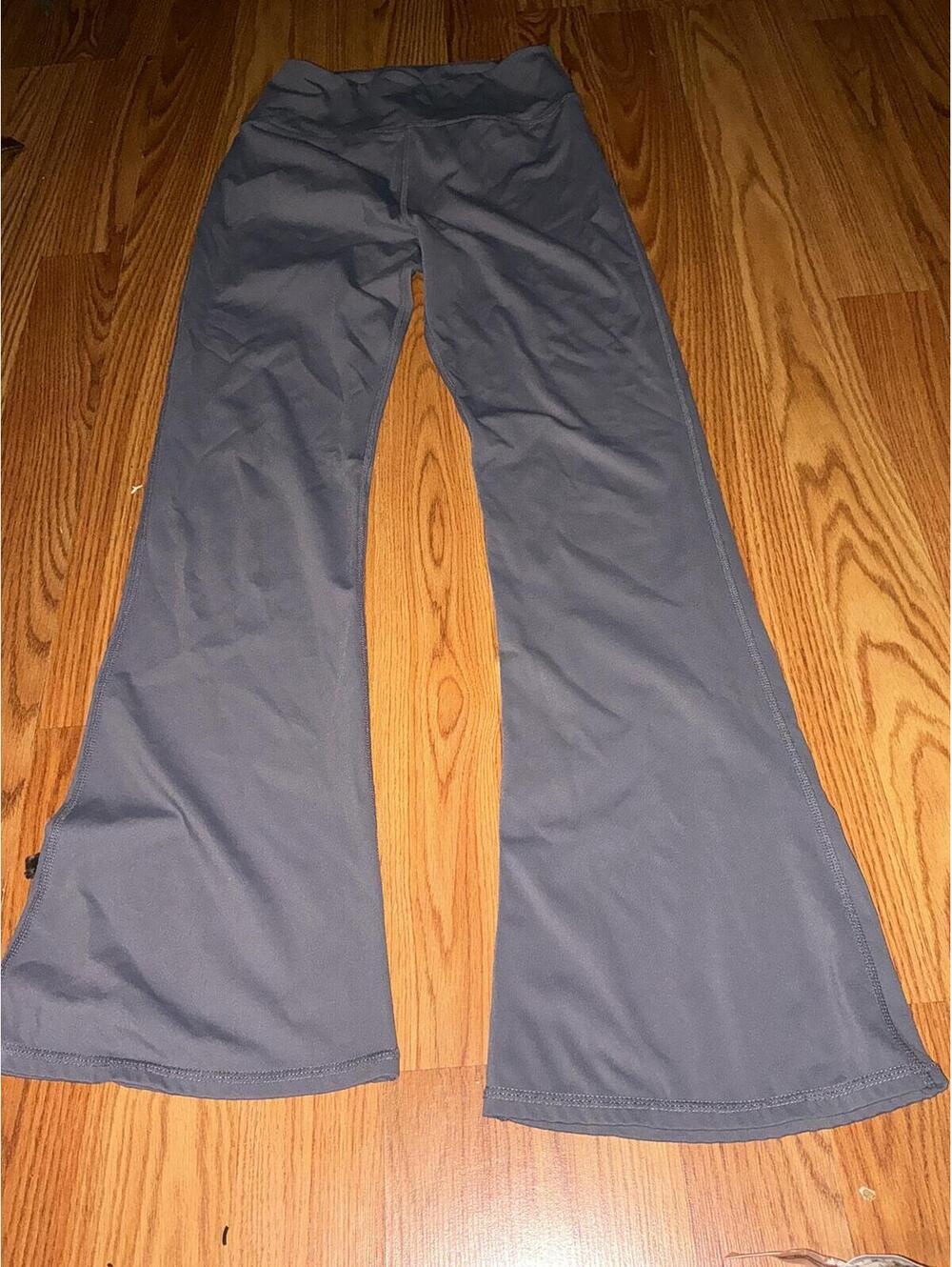 Lululemon Gray Flared Yoga Pants